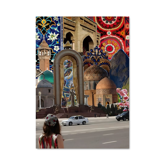 Poster Mosaïque Urbaine