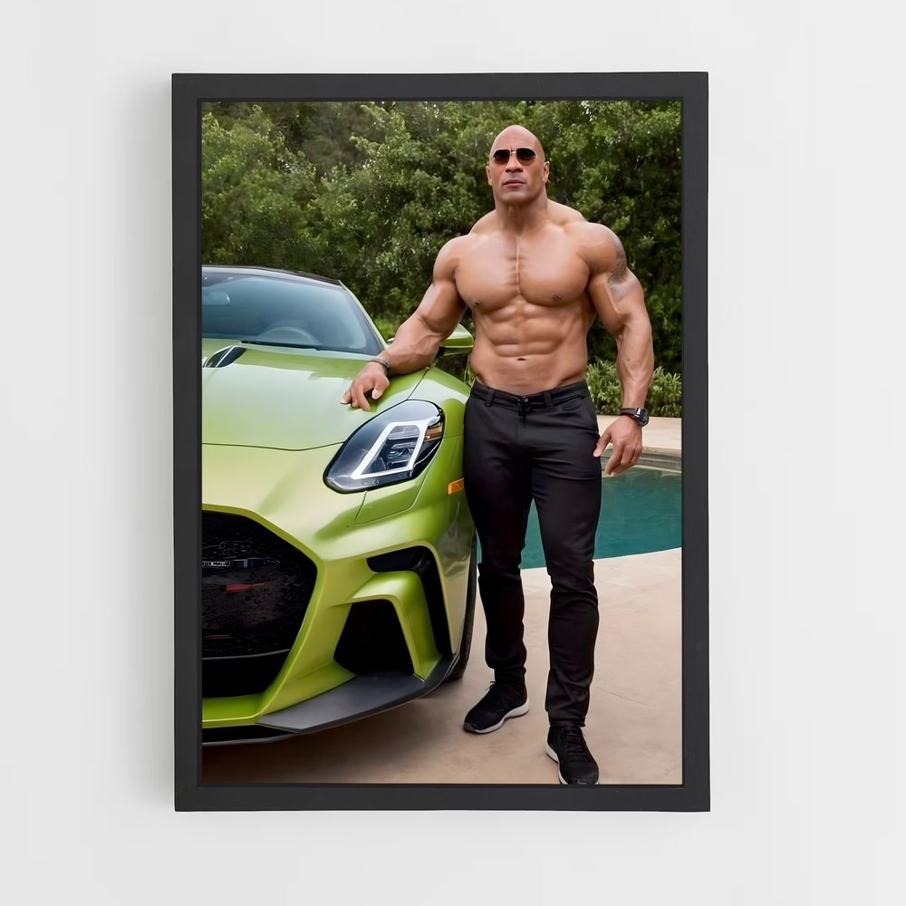 ap-dwayne johnson-8 cadre Noir