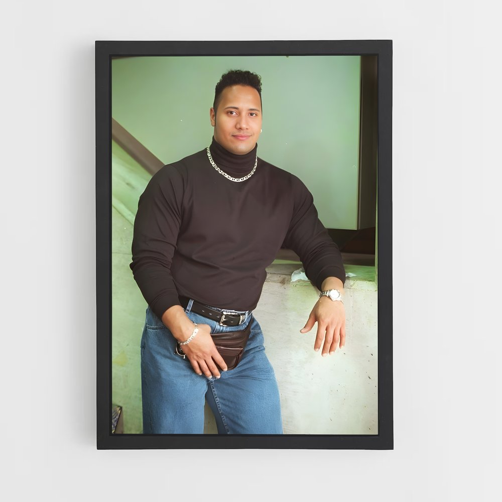 ap-dwayne johnson-9 cadre Noir