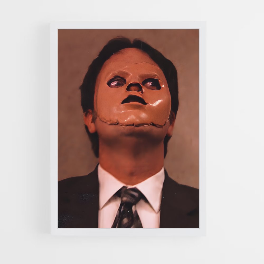 ap-dwight schrute-2 cadre Blanc