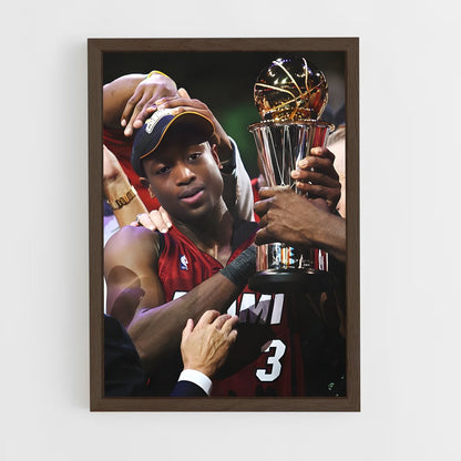 ap-dwyane wade-1 cadre Bois foncé