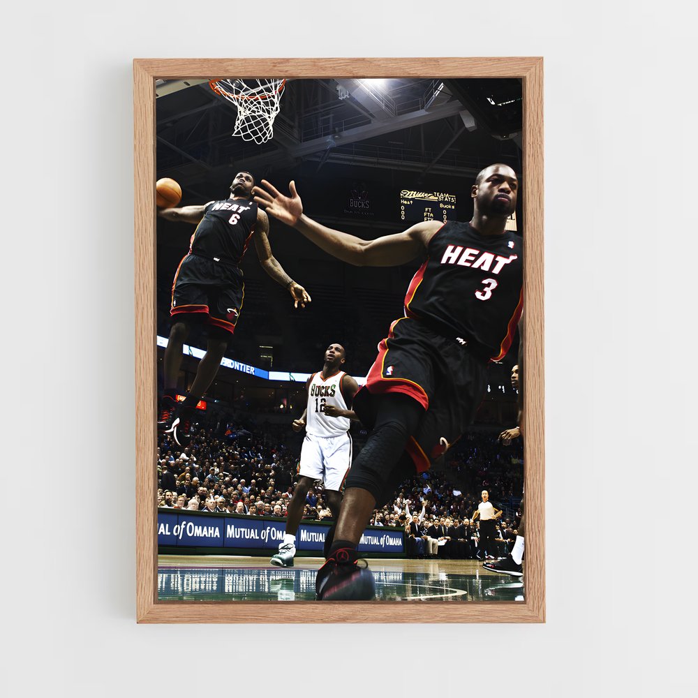 ap-dwyane wade-2 cadre Bois clair