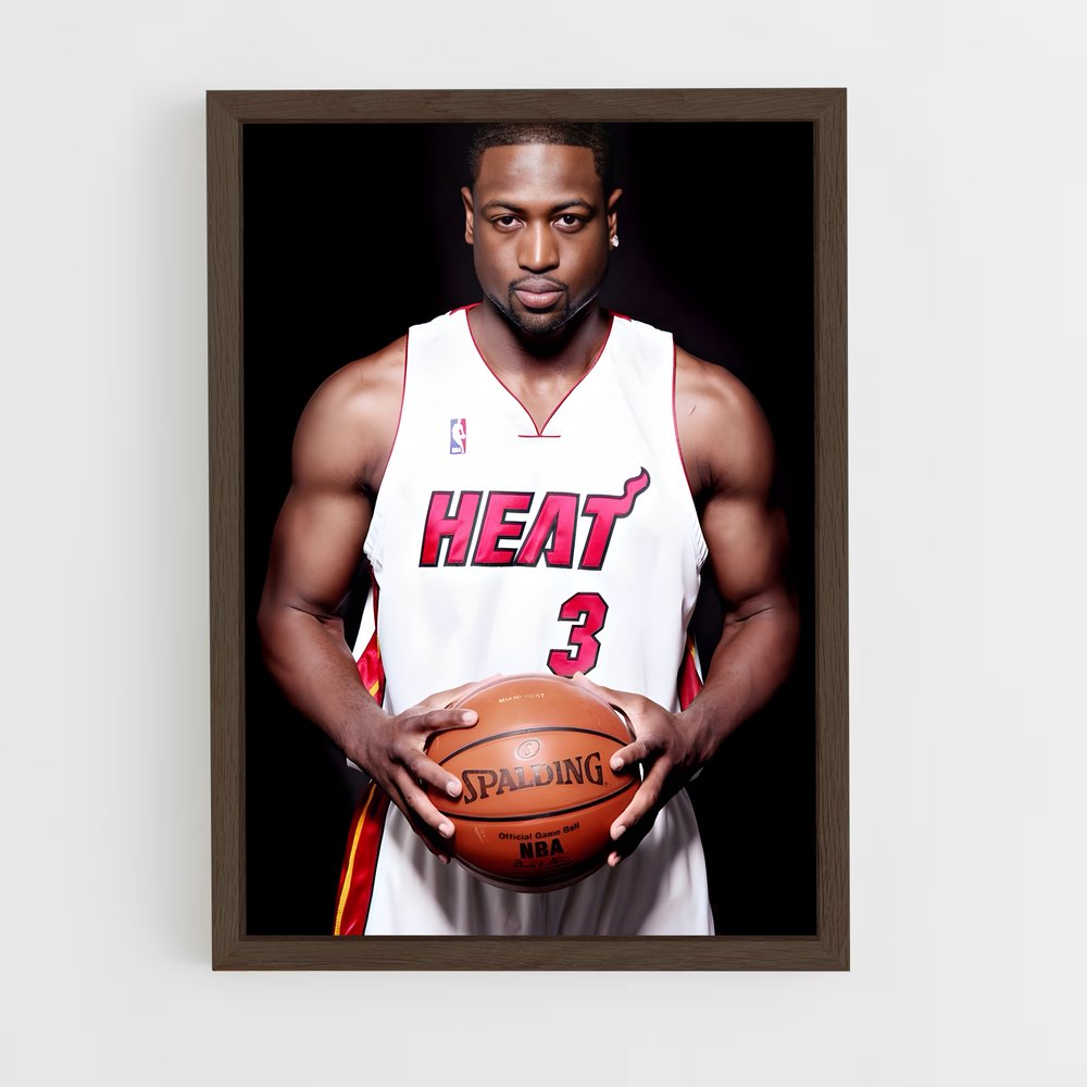 ap-dwyane wade-5 cadre Bois foncé