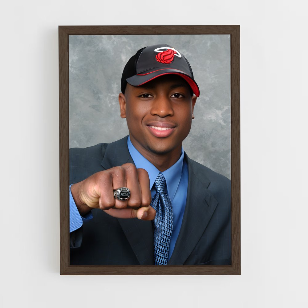 ap-dwyane wade-6 cadre Bois foncé