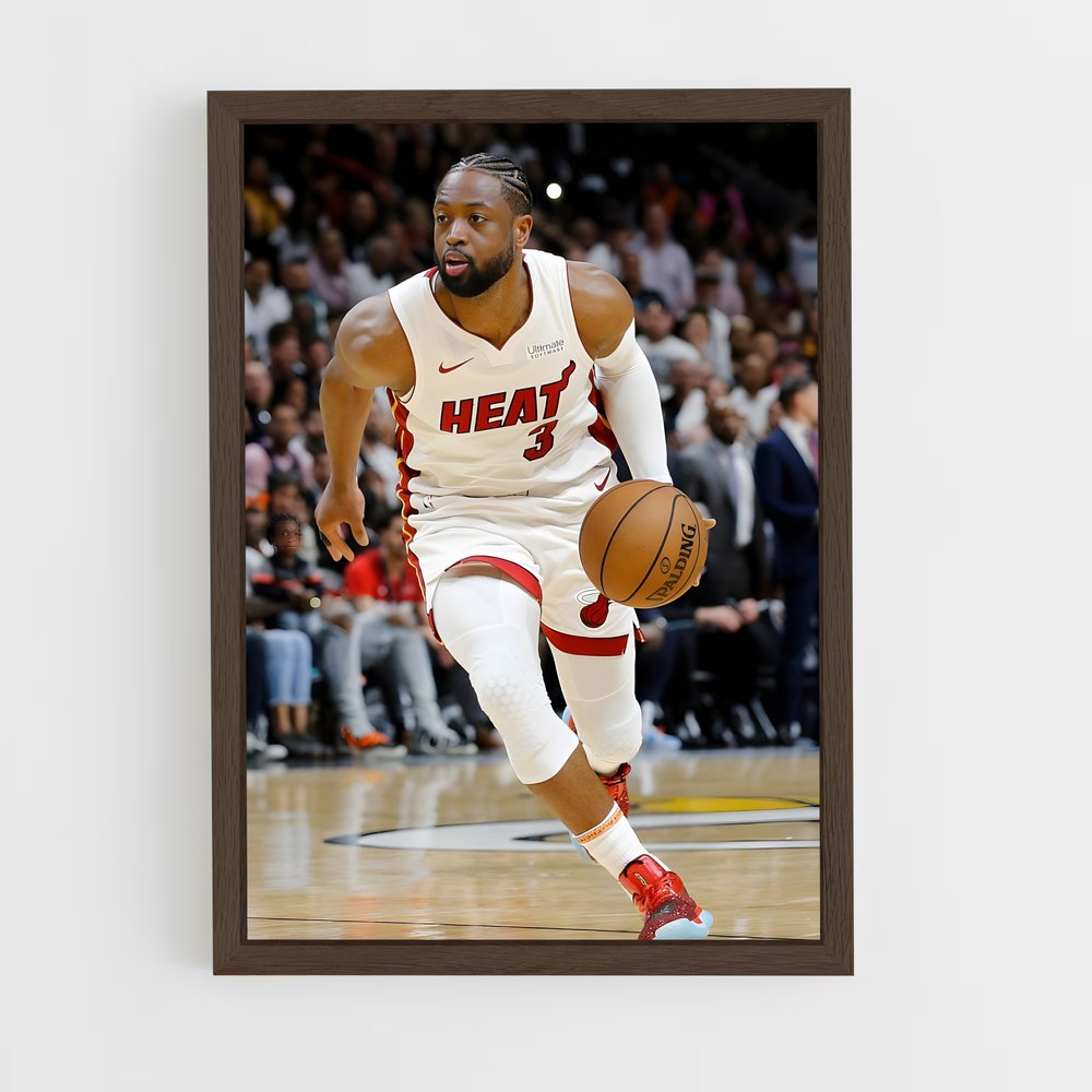 ap-dwyane wade-7 cadre Bois foncé