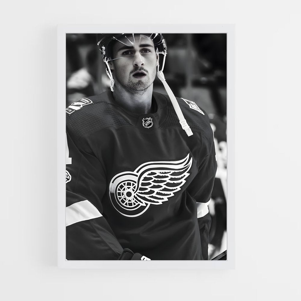 ap-dylan larkin-7 cadre Blanc