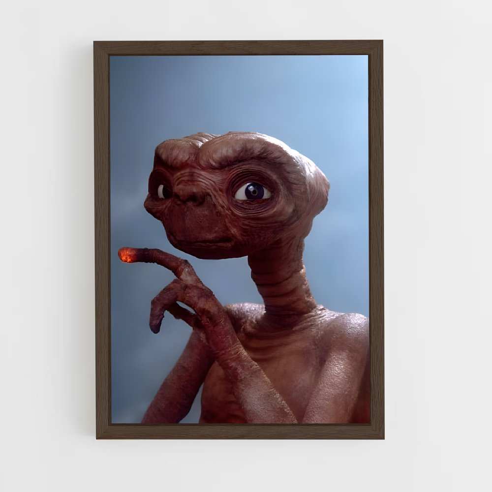 ap-e.t.-3 cadre Bois foncé