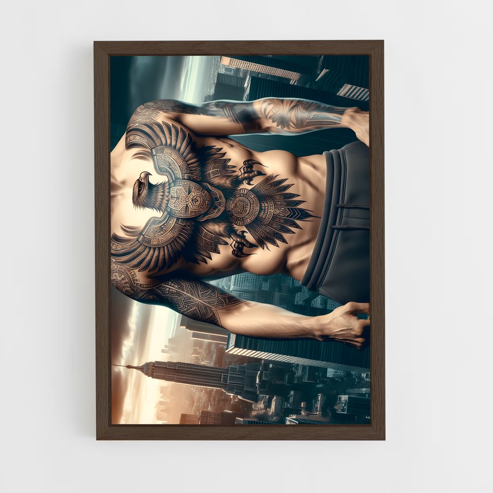 ap-eagle warrior-7 cadre Bois foncé