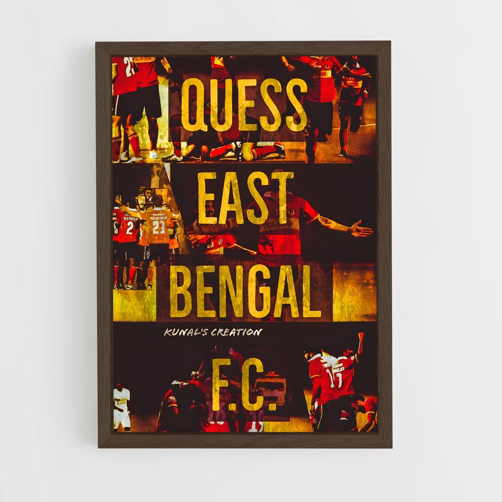 ap-east bengal fc-6 cadre Bois foncé