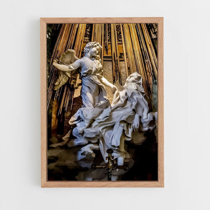 ap-ecstasy of saint teresa bernini-2 cadre Bois clair