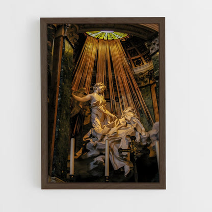 ap-ecstasy of saint teresa bernini-4 cadre Bois foncé