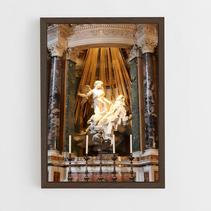 ap-ecstasy of saint teresa bernini-6 cadre Bois foncé