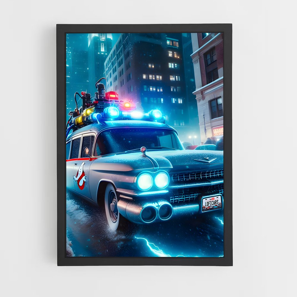 ap-ecto-1 ghostbusters-3 cadre Noir