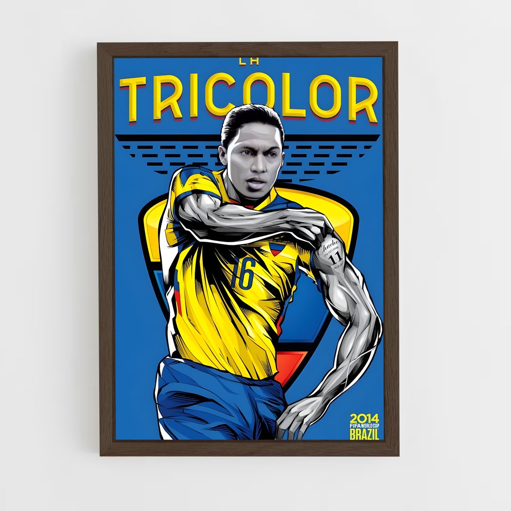 ap-ecuador national football team-3 cadre Bois foncé