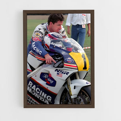 ap-eddie lawson-3 cadre Bois foncé