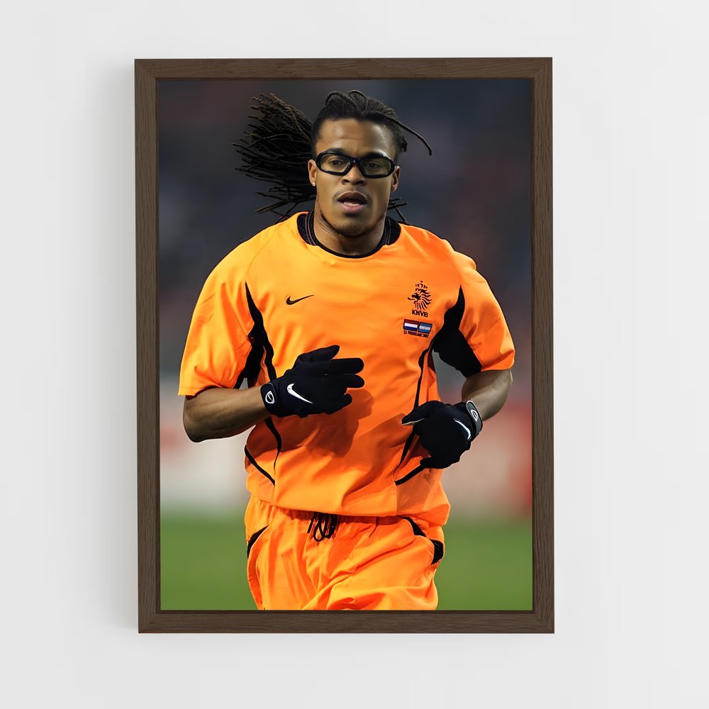 ap-edgar davids-1 cadre Bois foncé