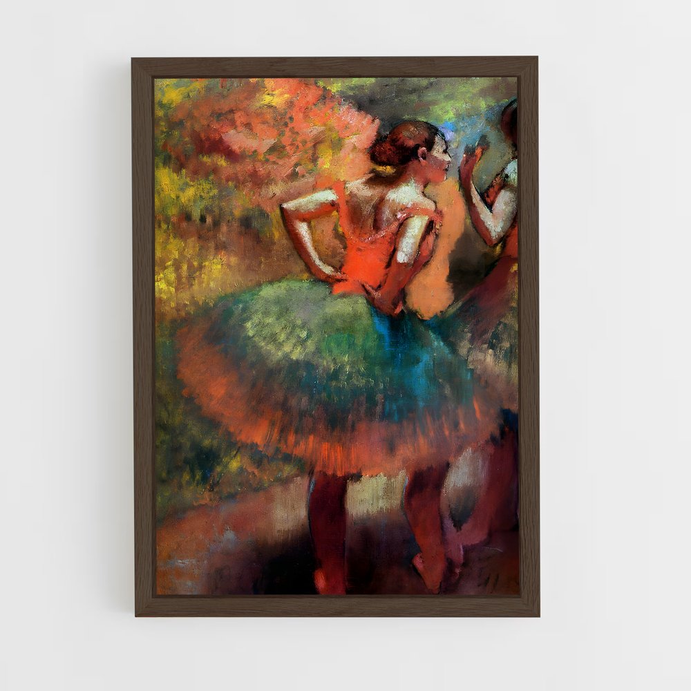 ap-edgar degas-5 cadre Bois foncé