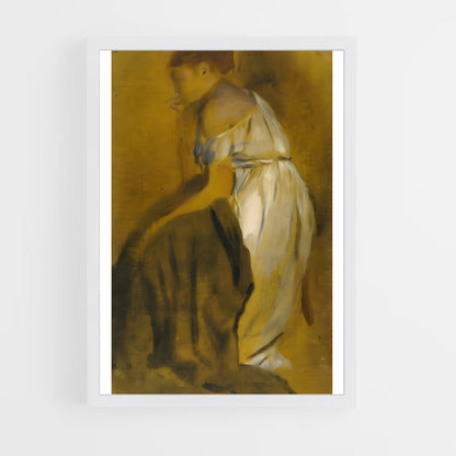 ap-edgar degas-7 cadre Blanc