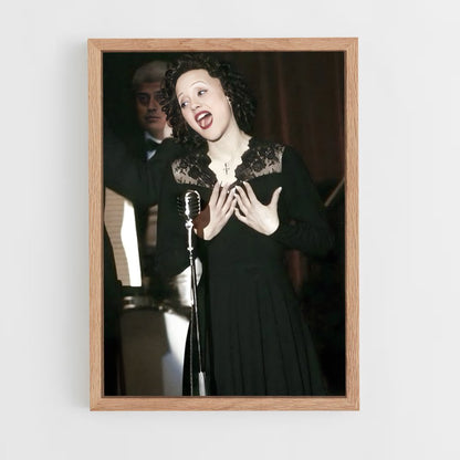 ap-edith piaf-2 cadre Bois clair