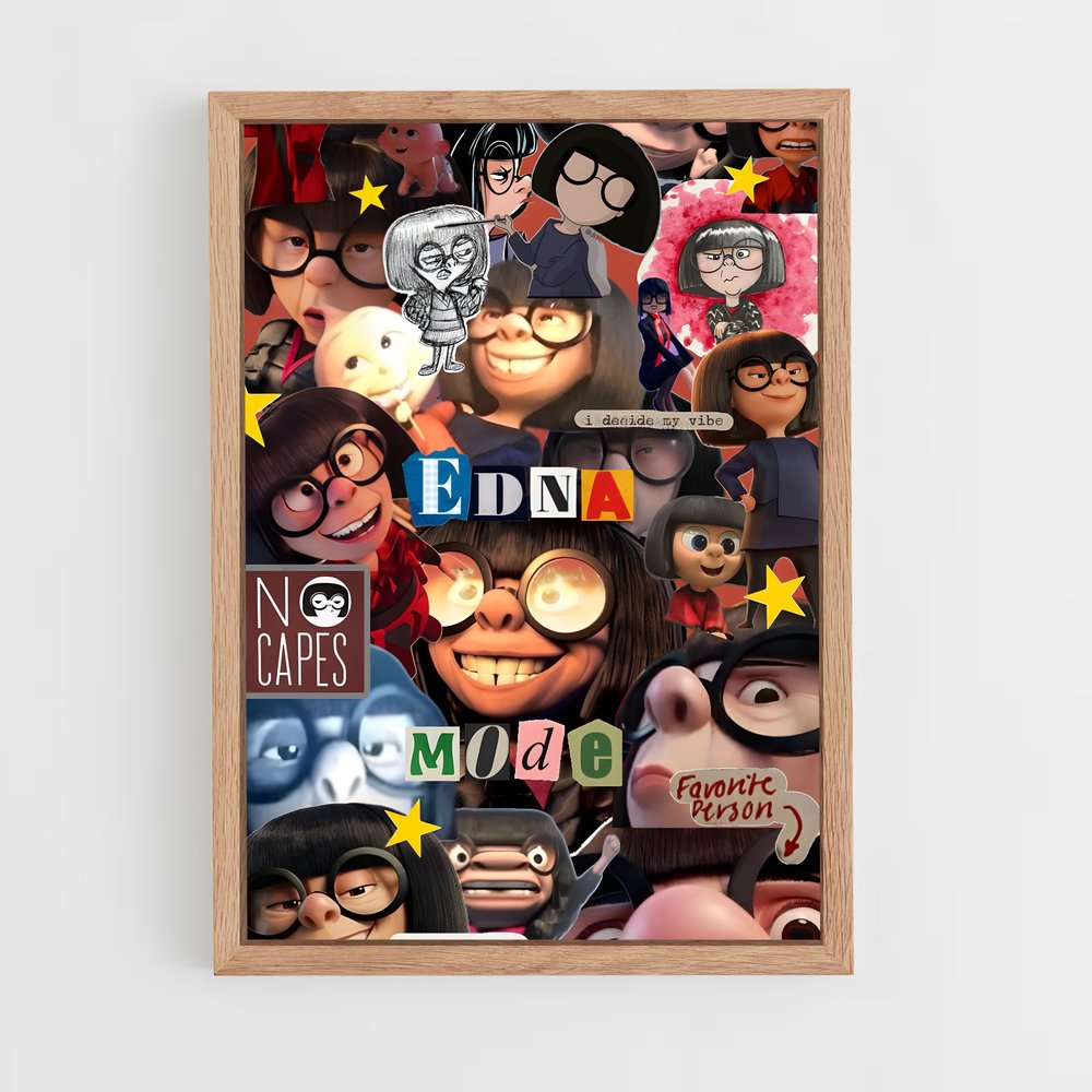 ap-edna mode-4 cadre Bois clair