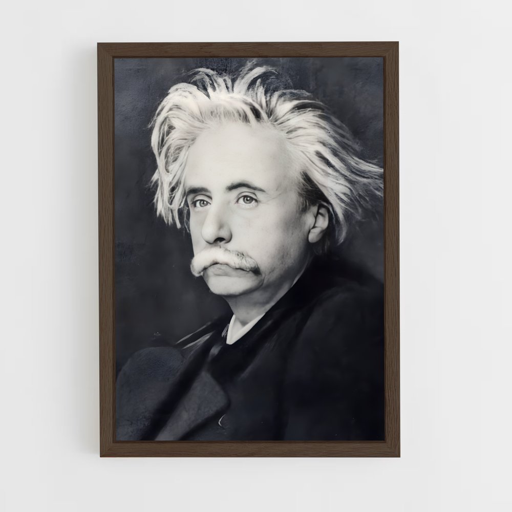 ap-edvard grieg-2 cadre Bois foncé