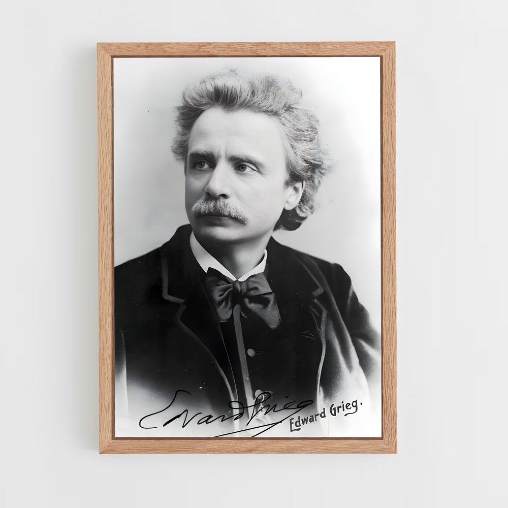 ap-edvard grieg-6 cadre Bois clair