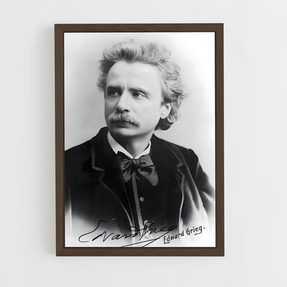 ap-edvard grieg-6 cadre Bois foncé
