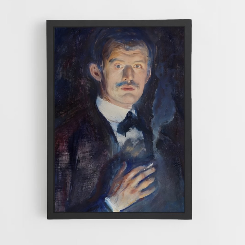 ap-edvard munch-2 cadre Noir
