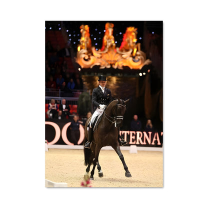 Poster Entraînement Équestre