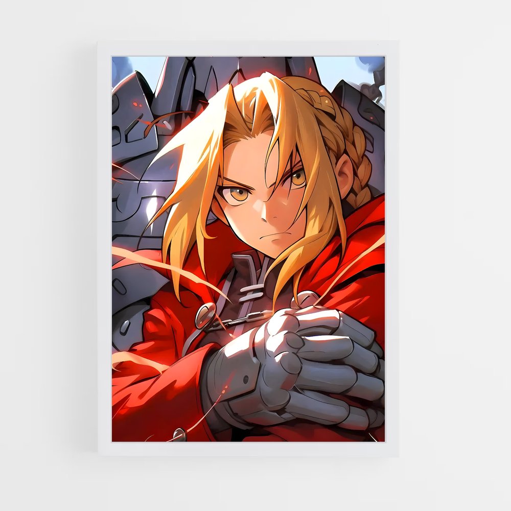 ap-edward elric-2 cadre Blanc