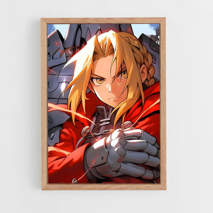 ap-edward elric-2 cadre Bois clair