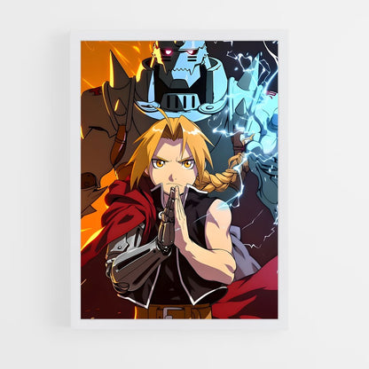 ap-edward elric-3 cadre Blanc