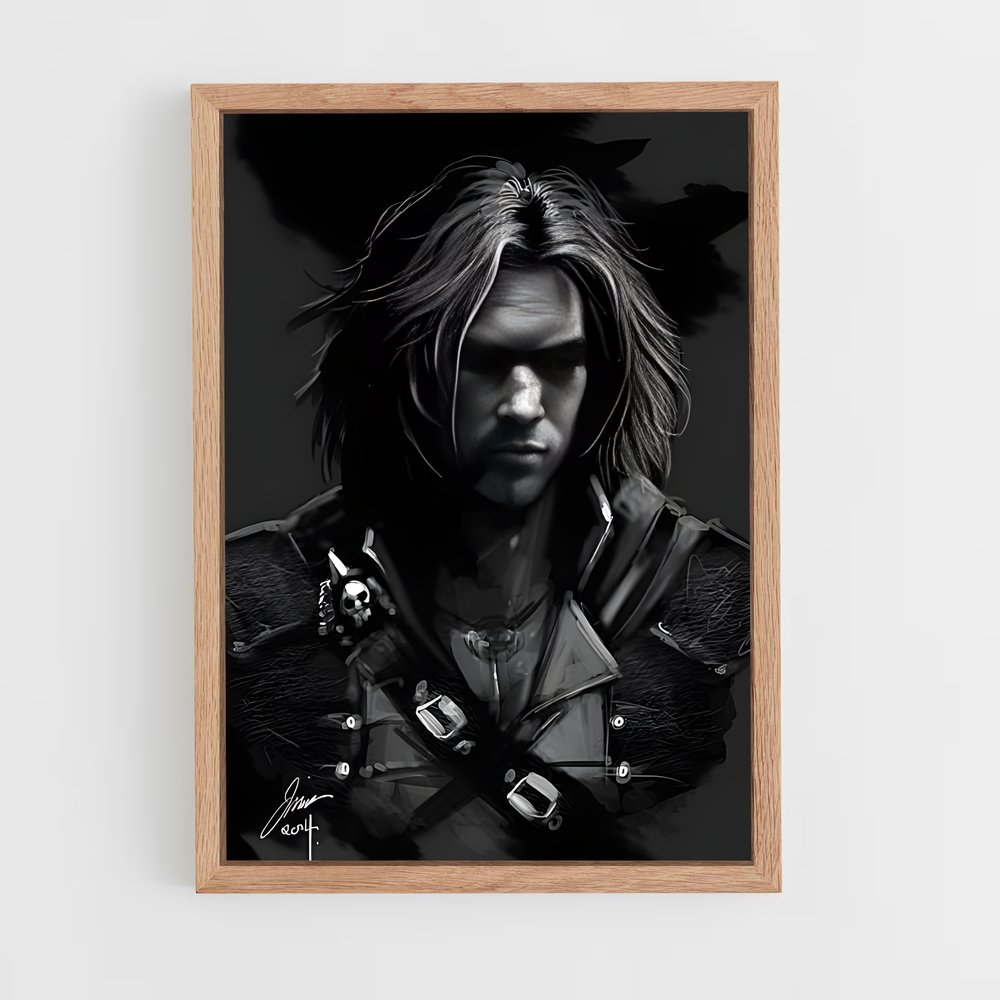ap-edward kenway-3 cadre Bois clair
