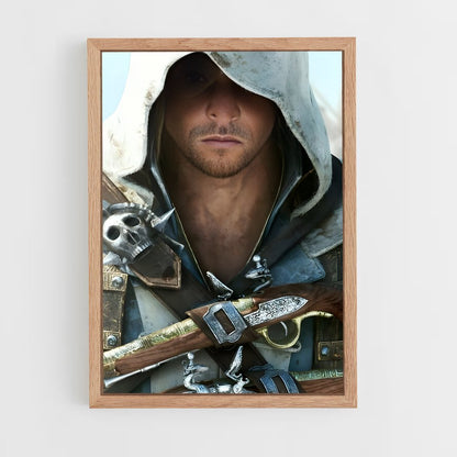 ap-edward kenway-6 cadre Bois clair