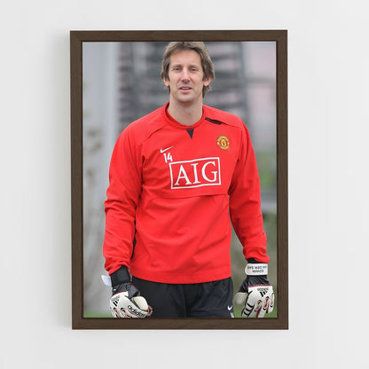 ap-edwin van der sar-6 cadre Bois foncé