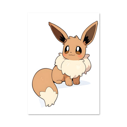 Poster Évolution d'Eevee