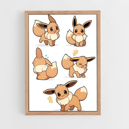 ap-eevee-4 cadre Bois clair
