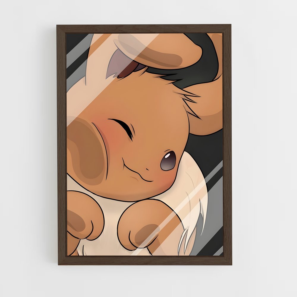 ap-eevee-7 cadre Bois foncé