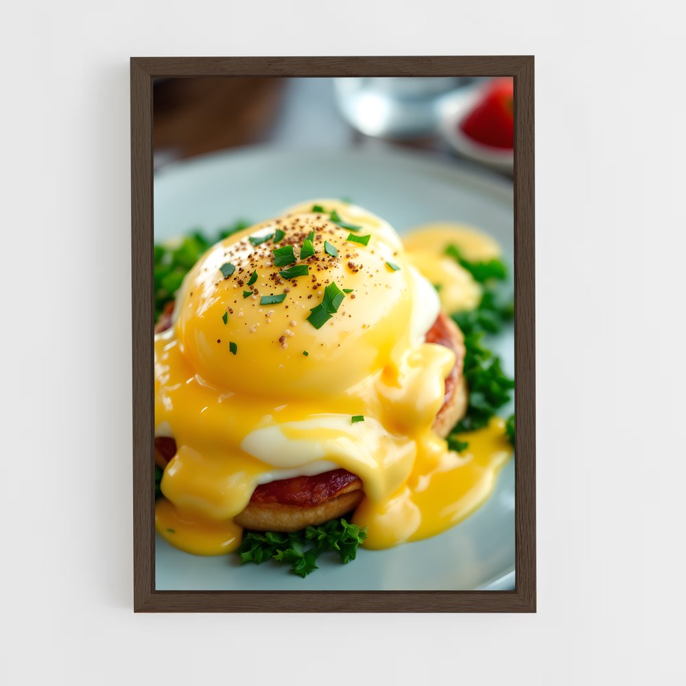 ap-eggs benedict-1 cadre Bois foncé