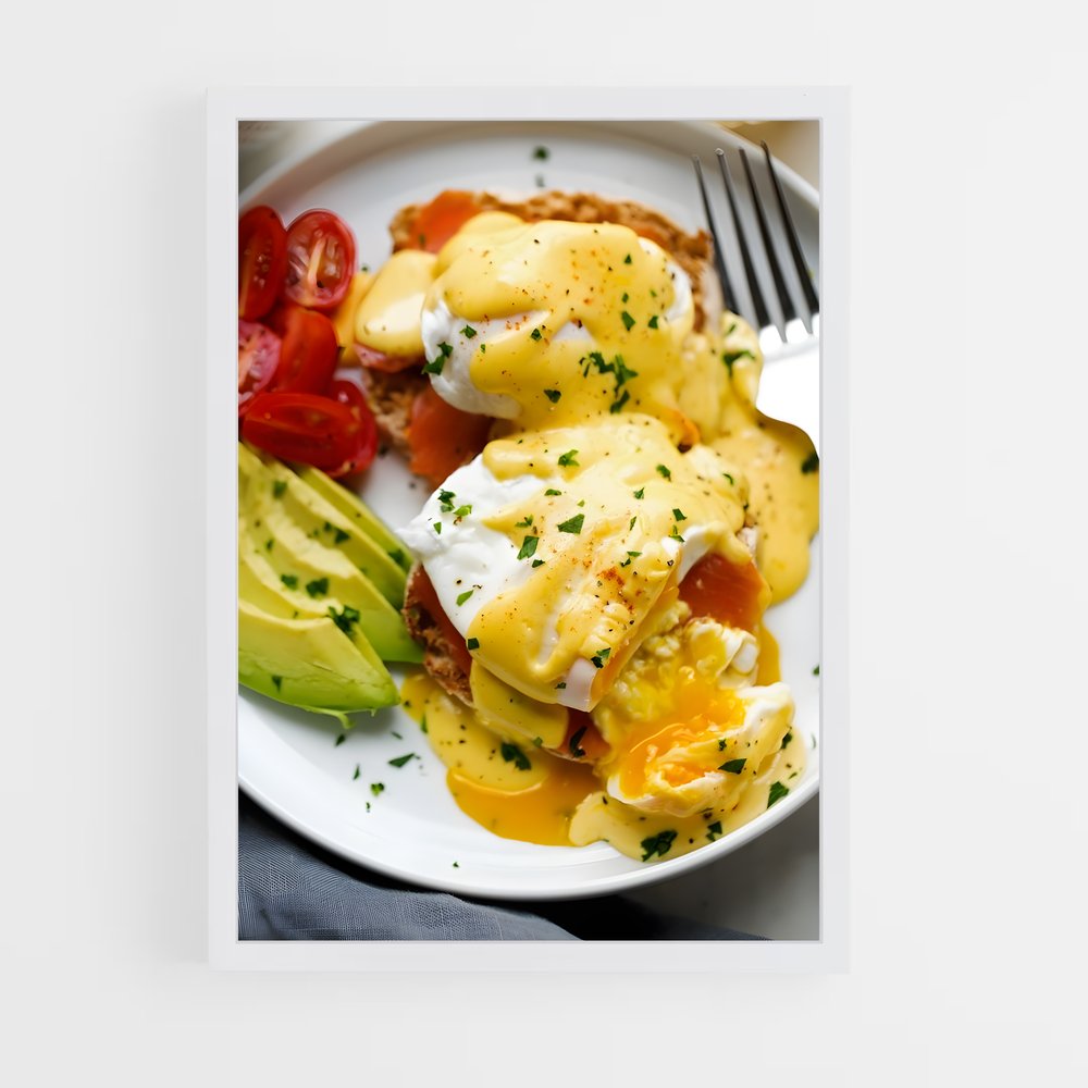 ap-eggs benedict-4 cadre Blanc