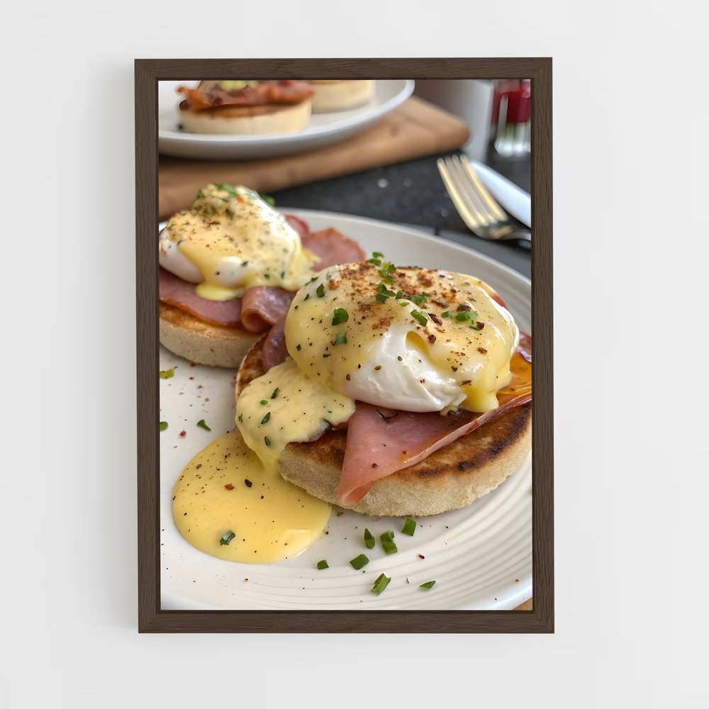 ap-eggs benedict-7 cadre Bois foncé
