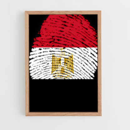 ap-egypt flag-4 cadre Bois clair
