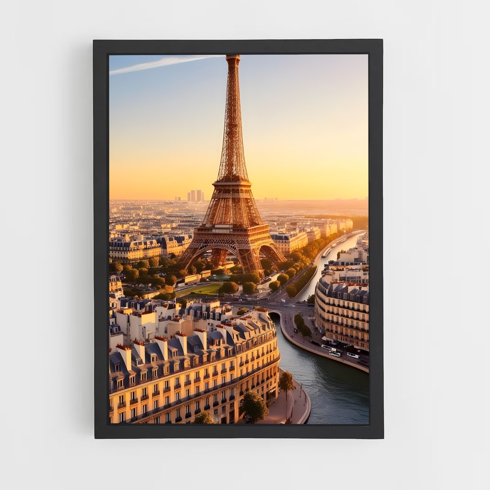 ap-eiffel tower-1 cadre Noir
