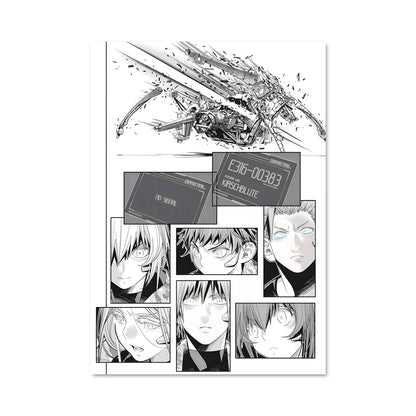 Poster Page de Combat