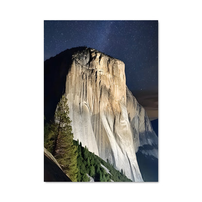 Poster Étoiles au-dessus d'El Capitan