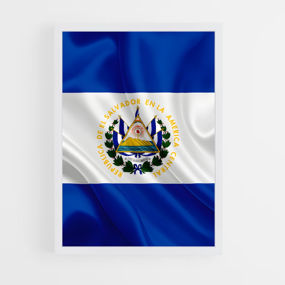 ap-el salvador flag-1 cadre Blanc