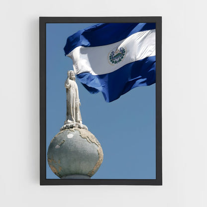 ap-el salvador flag-2 cadre Noir