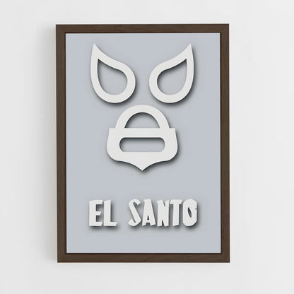 ap-el santo-4 cadre Bois foncé