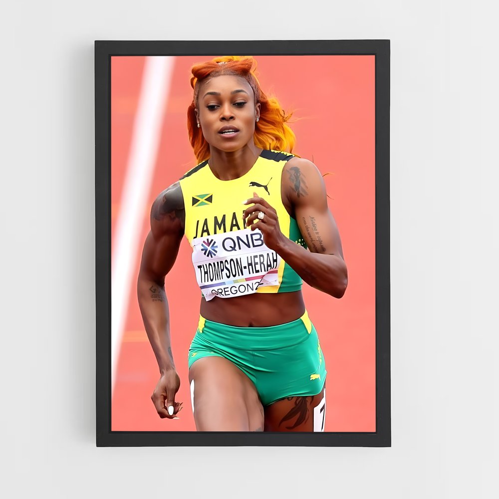 ap-elaine thompson-herah-1 cadre Noir
