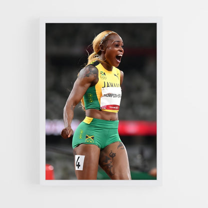 ap-elaine thompson-herah-2 cadre Blanc